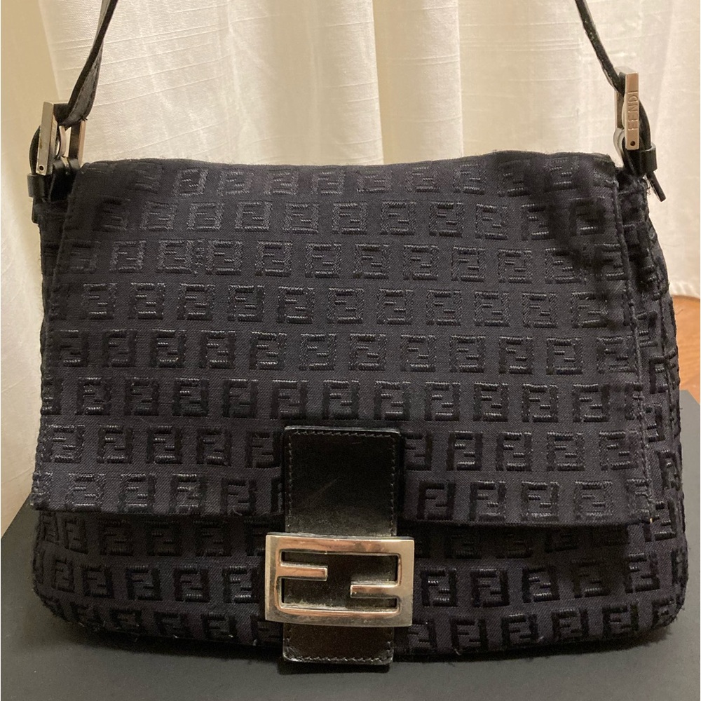 FENDI Zucchino Mama Baguette Pre-Owned